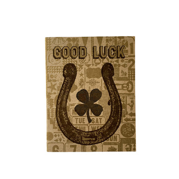 Good Luck Horseshoe Card