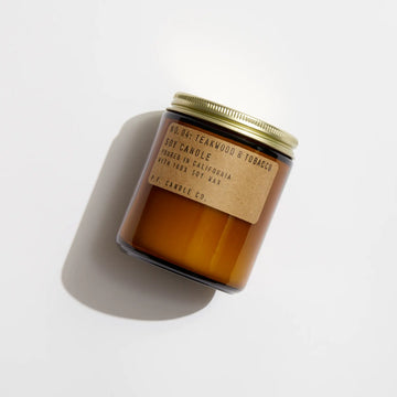 P.F. Candle Co Teakwood and Tobacco Candle